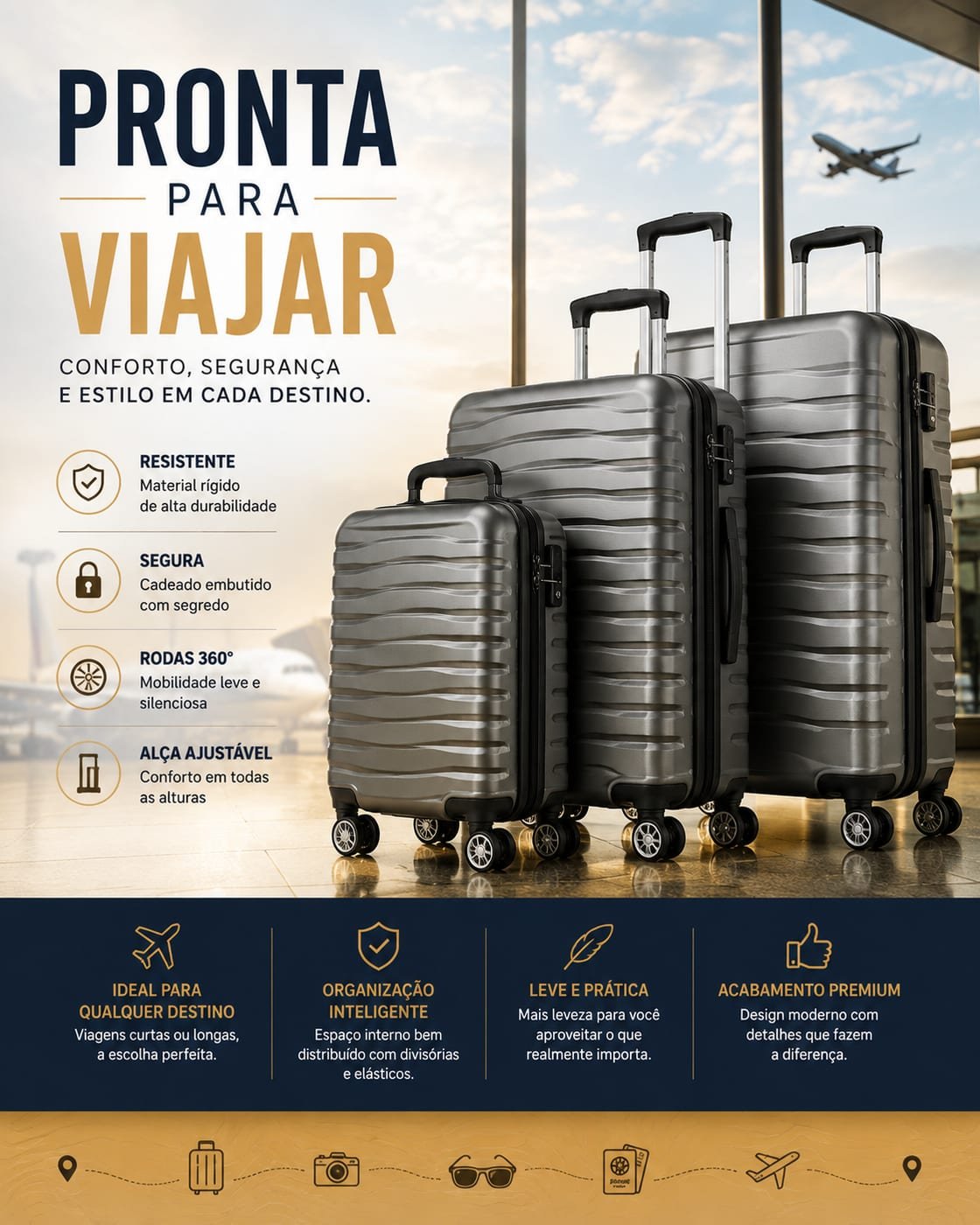 Mala de viagem disponível na Gambier