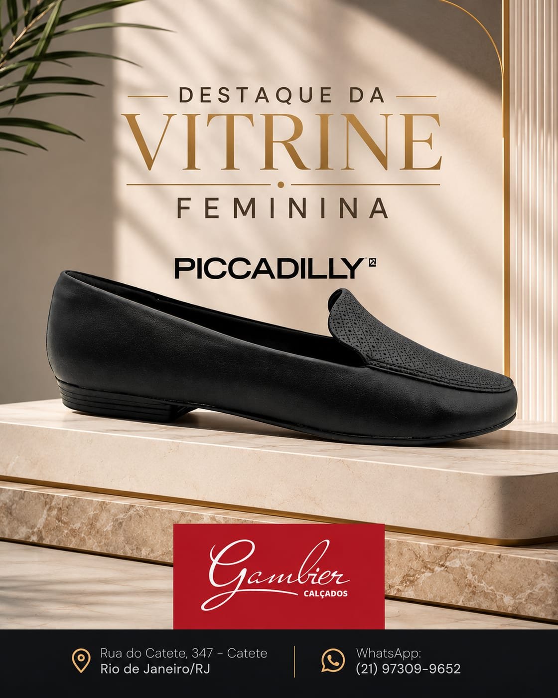 Post Instagram Gambier: Sapatilha Piccadilly
